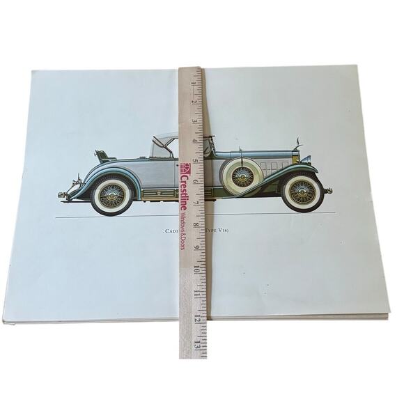 Old Cars Prints (16) Ariel Press Philip L. Sumner Portfolio Cadillac READ NOTE - Picture 5 of 9